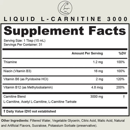 Riovana™ Liquid L-Carnitine 3000 MG